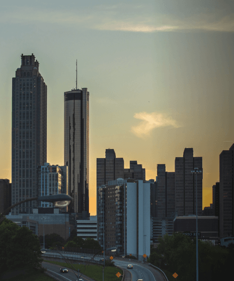 Atlanta skyline - Handler has served Atlanta for more than 40 years